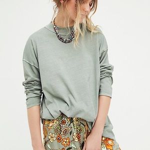 NWOT Free People We the Free Be Free Tunic in Seafoam sz L